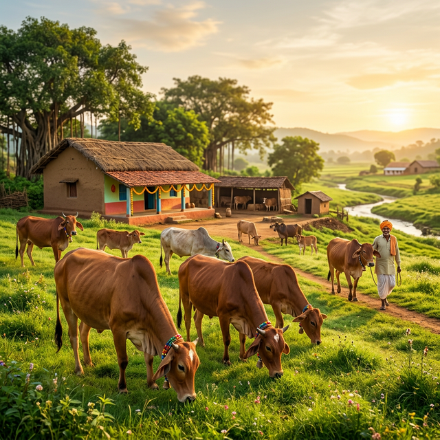 Goras Dairy Farm — Placeholder image, replace with actual farm photo